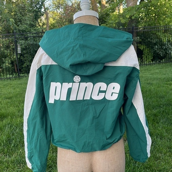 NEW! Prince Pickleball Women's Woven Zip-Front Hooded Jacket - Picture 3 of 5